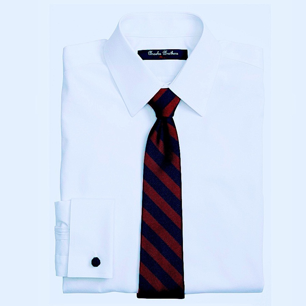 Brooks Brothers Boys Non-Iron French Cuff Dress Shirt Size 6, NWT
